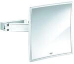 Grohe Selection Cube Kosmetikspiegel 40808000 3-fache Vergr&ouml;&szlig;erung, f&uuml;r