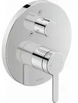Duravit C.1 Unterputz Wannenarmatur C15210012010, chrom, rund, mit Umstellventil