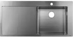 Hansgrohe S715-F450 Einbausp&uuml;le 43306800 Edelstahl, 1 Hauptbecken, Abtropffl&auml;che