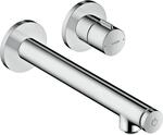 Axor Uno Select Wand Waschtischarmatur 45113000 chrom, Ausladung 220mm