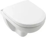Villeroy und Boch O.novo Wand-WC-Combi-Pack 5688HRR1 36 x 49 cm, mit WC-Sitz, Direct