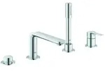 Grohe Lineare Wannenarmatur 19577001 chrom, 4-Loch-Wannen-Armatur, Auslauf 220 mm