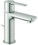Grohe Lineare XS-Size Waschtischarmatur 32109DC1 Supersteel, mit Ablaufgarnitur