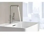 Grohe Lineare L-Size Waschtischarmatur 23296DC1 supersteel, mit Ablaufgarnitur