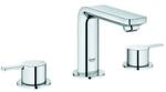 Grohe Lineare Waschtischarmatur 20304001 chrom, mit Ablaufgarnitur, 3-Loch-Armatur