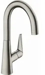 hansgrohe Talis S 220 K&uuml;chenarmatur 72814800 Edelstahl-Optik, schwenkbarer Auslauf
