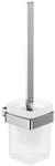Emco Loft Toilettenb&uuml;rstengarnitur 051500100 Wandmodell, Kristallglas satiniert,