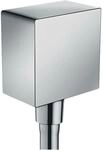 hansgrohe Fixfit Square Schlauchanschluss 26455000 chrom, R&uuml;ckflussverhinderer und