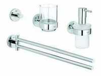 Grohe Essentials Bad-Accessories 40846001 chrom, Bad-Set 4 in 1
