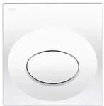 Mepa Drop Teil 2 Bet&auml;tigungsplatte 421120 weiss, f&uuml;r Urinal