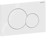 Geberit Sigma 01 Round Bet&auml;tigungsplatte 115770115 weiss, f&uuml;r 2-Mengen-Sp&uuml;lung