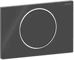 Geberit Sigma 10 Round Bet&auml;tigungsplatte 115758KM5 schwarz, hochglanz-verchromt