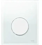 TECEloop Urinal Bet&auml;tigungsplatte 9242650 Glas wei&szlig;, Taste wei&szlig;