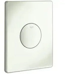 Grohe Skate Bet&auml;tigunsplatte 37547SH0 wei&szlig;, Druckknopfbet&auml;tigung, senkrechte