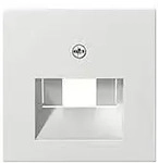 Gira 027003 Abdeckung Zentraleinsatz Reinwei&szlig; gl&auml;nzend chlu&szlig; 027003
