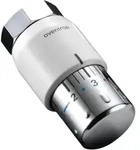 Oventrop Thermostatkopf Uni SH 1012065 wei&szlig;/chrom, M 30x1,5, 7-28 Grad