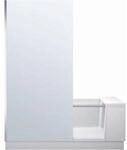 Duravit Shower + Bath Badewanne 700403000000000 weiss, 170x75cm, Klarglas, Ecke