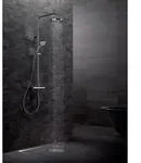 Kludi Logo Thermostat-Dual-Shower-System 6809205-00 chrom, mit Kopf- und Handbrause