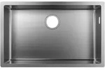 Hansgrohe S719-U660 Unterbausp&uuml;le 43428800 Edelstahl, 1 Hauptbecken