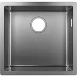 Hansgrohe S719-U450 Unterbausp&uuml;le 43426800 Edelstahl, 1 Hauptbecken