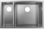 Hansgrohe S719-U655 Unterbausp&uuml;le 43429800 edelstahl, 180x450mm, 1 Haupt- und