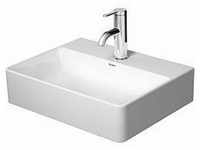 Duravit DuraSquare Handwaschbecken 07324500411 weiß wondergliss, 45x35cm, mit