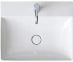 Duravit DuraSquare Waschtisch 2353600071 wei&szlig;, 60x47cm, mit Hahnloch, geschliffen