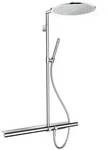 Hansgrohe Axor 800 Showerpipe 27984820 Brushed Nickel, Thermostat, Kopfbrause,