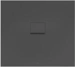 Villeroy & Boch Squaro Infinity Duschwanne UDQ1090SQI2V1S, 100x90x4 cm, anthrazit