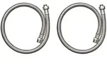 hansgrohe Anschluss-Schlauch-Set 96387000 f&uuml;r 2-Loch-Wannenrandthermostat