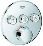 Grohe Smartcontrol Brausearmatur 29146000 chrom, mit 3 Absperrventilen, runde Rosette