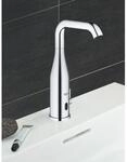 Grohe Essence E Waschtischarmatur 36445000 chrom, mit Mischung, 6 V Lithium...