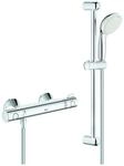 Grohe Grohtherm 800 Brausethermostat 34565001 chrom, mit Brauseset 60cm