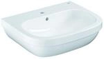 Grohe Euro Keramik Waschtisch 39335000 60cm, alpinwei&szlig;, 1 Hahnloch mit &Uuml;berlauf
