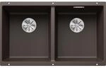 Blanco Subline 350/350-u Sp&uuml;le 523583 75,5x46cm, PuraDur cafe, f&uuml;r Unterbau