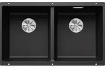 Blanco Subline 350/350-u Sp&uuml;le 523574 75,5x46cm, PuraDur anthrazit, f&uuml;r Unterbau