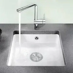 Blanco Subline 375-u Sp&uuml;le 523726 41,4x45,6cm, PuraPlus kristallwei&szlig; gl&auml;nzend,