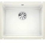 Blanco Subline 500-u Sp&uuml;le 523733 54,3x45,6cm, PuraPlus kristallwei&szlig; gl&auml;nzend,