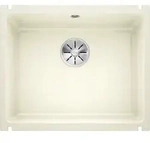 Blanco Subline 500-u Sp&uuml;le 523734 54,3x45,6cm, PuraPlus magnolia gl&auml;nzend, f&uuml;r