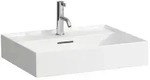 LAUFEN Kartell Waschtisch H8103330001041, 60x46cm, wei&szlig;, mit &Uuml;berlauf und Hahnloch,