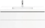 Duravit L-Cube Waschtisch-Unterschrank LC6929O1818 120 x 48 cm, 1 Hahnloch, wei&szlig;