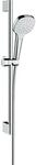 hansgrohe Croma Select E 1jet Brauseset 26584400 weiss-chrom, 65 cm Brausestange