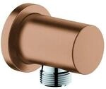 Grohe Rainshower Wandanschlussbogen 27057DL0 warm sunset geb&uuml;rstet, runde Rosette,