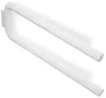 HEWI Handtuchhalter 477 445x160mm, 2-tlg., tiefschwarz
