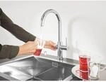 Grohe Red Duo K&uuml;chenarmatur 30083001 chrom, M-Size, C-Auslauf, mit Boiler