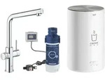 Grohe Red Duo K&uuml;chenarmatur 30327001 chrom, M-Size, L-Auslauf, mit Boiler