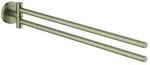 Grohe Essentials Handtuchhalter 40371EN1 2-armig, schwenkbar, 43,9cm, nickel