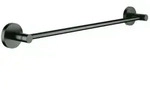Grohe Essentials Badetuchhalter 40688AL1 45 cm, hard graphite geb&uuml;rstet, verdeckte