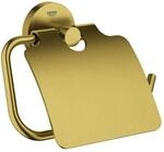 Grohe Essentials WC-Papierhalter 40367GN1 cool sunrise geb&uuml;rstet, mit Deckel,