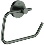 Grohe Essentials WC-Papierhalter 40689AL1 hard graphite geb&uuml;rstet, ohne Deckel,